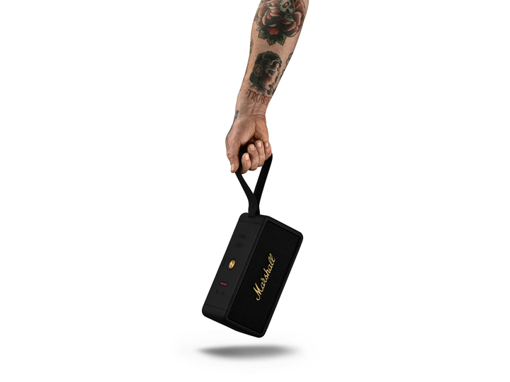 System audio Marshall Portable Speaker Middleton Black and Brass (1006034) - obraz 10