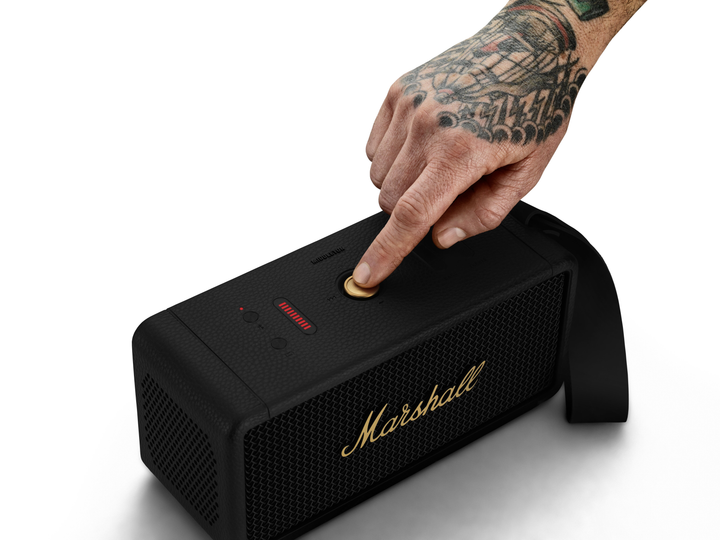 System audio Marshall Portable Speaker Middleton Black and Brass (1006034) - obraz 11