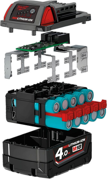 Akumulator do narzędzi Milwaukee M18 B4 4 Ah (4932430063) - obraz 4