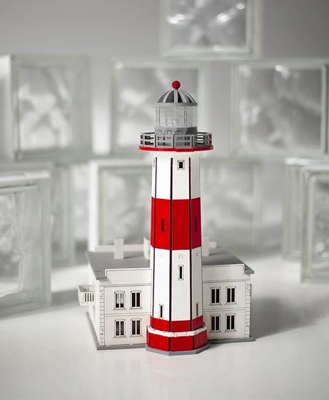 Дерев'яний конструктор Lighthouse Нижній Бердянський маяк (Україна), 110 деталей - зображення 2
