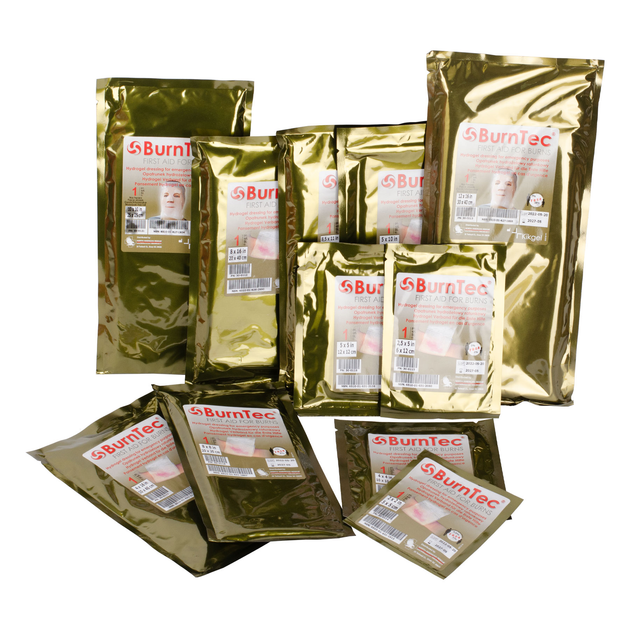 Протиопікові гідрогелеві пов'язки Burntec Dressing Variety Pack (100265) - зображення 2