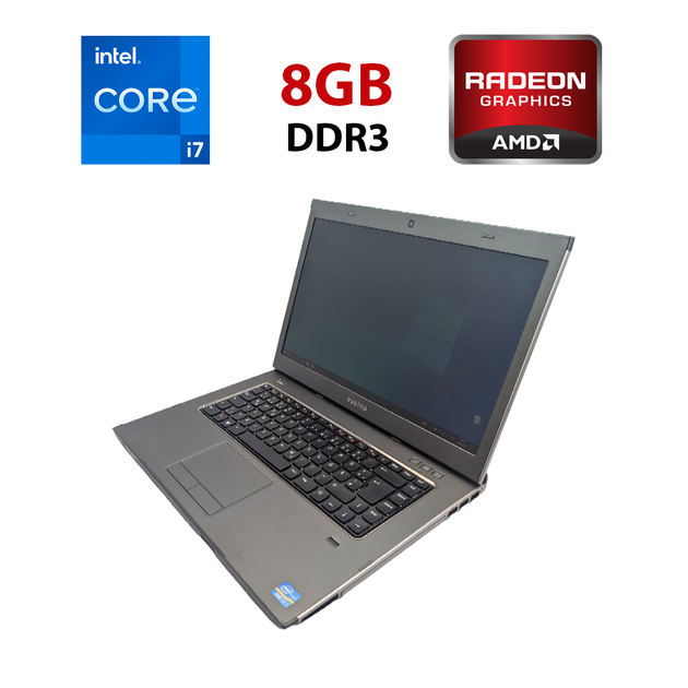 Игровой ноутбук Dell Vostro 3560 / 15.6" (1920x1080) IPS / Intel Core i7-3632QM (4 (8) ядра по 2.2 - 3.2 GHz) / 8 GB DDR3 / 240 GB SSD / AMD Radeon HD 6700M, 2 GB DDR3, 128-bit / WebCam б/у - Фото 1 Игровой ноутбук Dell Vostro 3560 / 15.6" (1920x1080) IPS / Intel Core i7-3632QM (4 (8) ядра по 2.2 - 3.2 GHz) / 8 GB DDR3 / 240 GB SSD / AMD Radeon HD 6700M, 2 GB DDR3, 128-bit / WebCam б/у - изображение 1