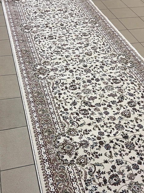 Классическая ковровая дорожка с иранским дизайном Iranian Star шириной 1.2 м. кремовая cream 3419H (цена за 1 пог. м.) - изображение 5