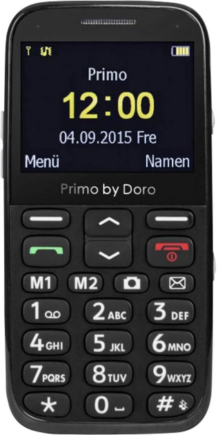 Telefon komórkowy Doro Primo 366 Black (4260117672644) - obraz 4