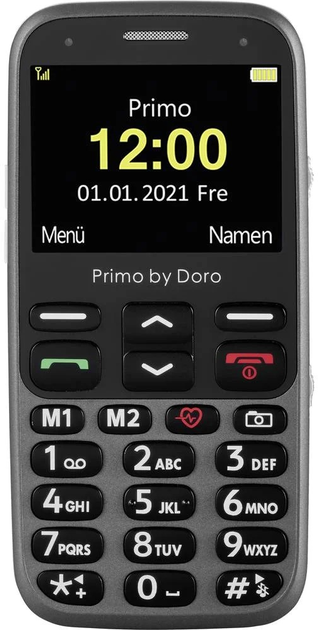 Telefon komórkowy Doro Primo 368 Graphite (4260117674433) - obraz 4