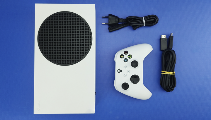Набор Консоль Microsoft Xbox Series S 512GB White Б/У + Геймпад Беспроводной Robot + Black - изображение 2
