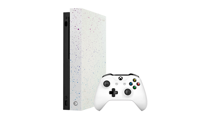 Набір Консоль Microsoft Xbox One X Hyperspace Special Edition 1TB White Б/У + Геймпад Бездротовий Version 2 - Фото 2 Набір Консоль Microsoft Xbox One X Hyperspace Special Edition 1TB White Б/У + Геймпад Бездротовий Version 2 - зображення 2