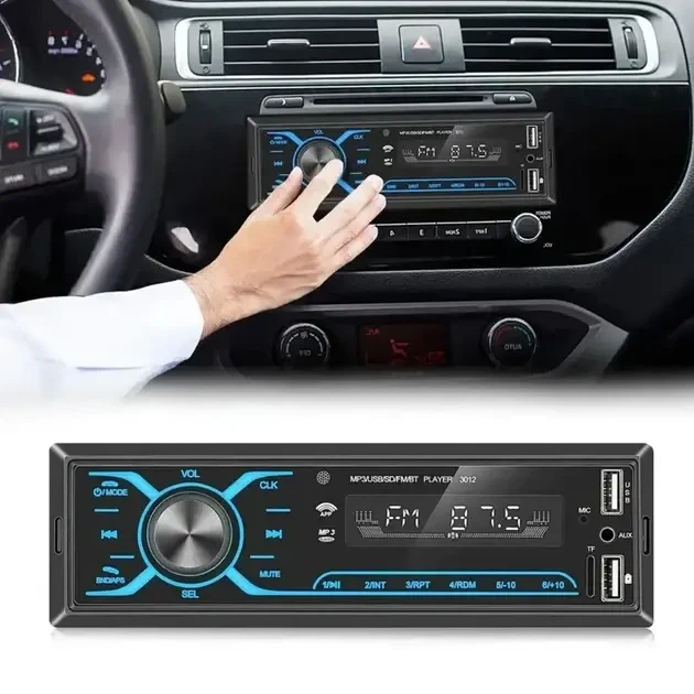 Автомобильная магнитола MP3 3885 ISO 1DIN с Bluetooth и пультом ДУ 3366 - изображение 9