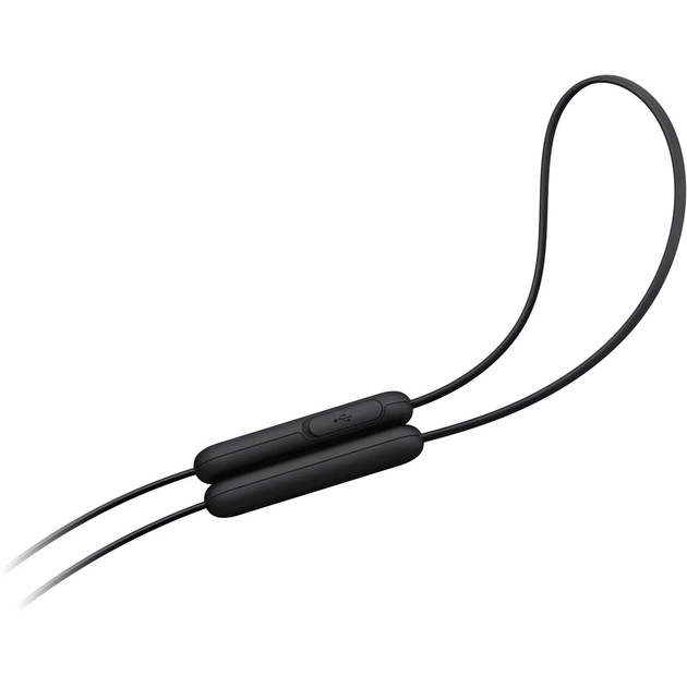 Бездротові навушники Sony WI-C310 / Bluetooth 5.0 / До 15 годин роботи від акумулятора / Чорні - зображення 3