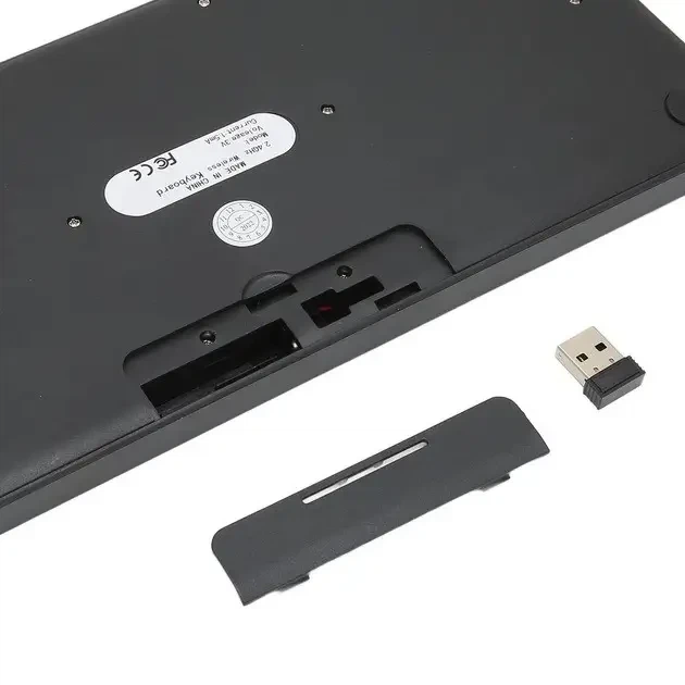 Беспроводная аккумуляторная клавиатура с мышкой Weibo Wireless 902-2.4Ghz 8887 - изображение 3