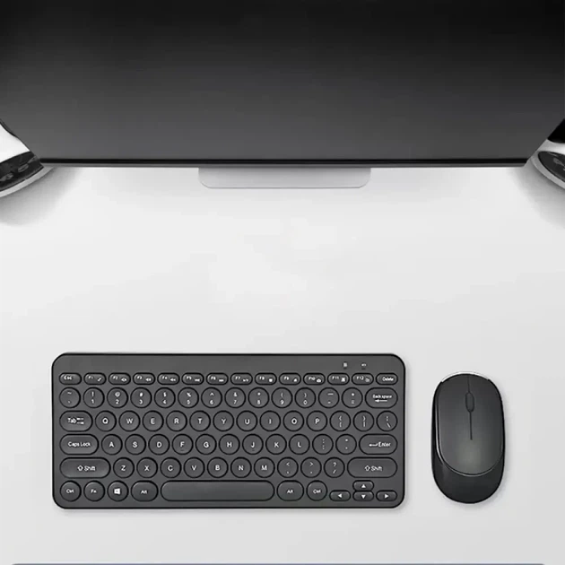 Беспроводная аккумуляторная клавиатура с мышкой Weibo Wireless 902-2.4Ghz 8887 - изображение 8