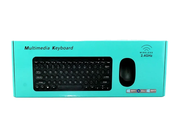 Беспроводная аккумуляторная клавиатура с мышкой Weibo Wireless 902-2.4Ghz 8887 - изображение 10