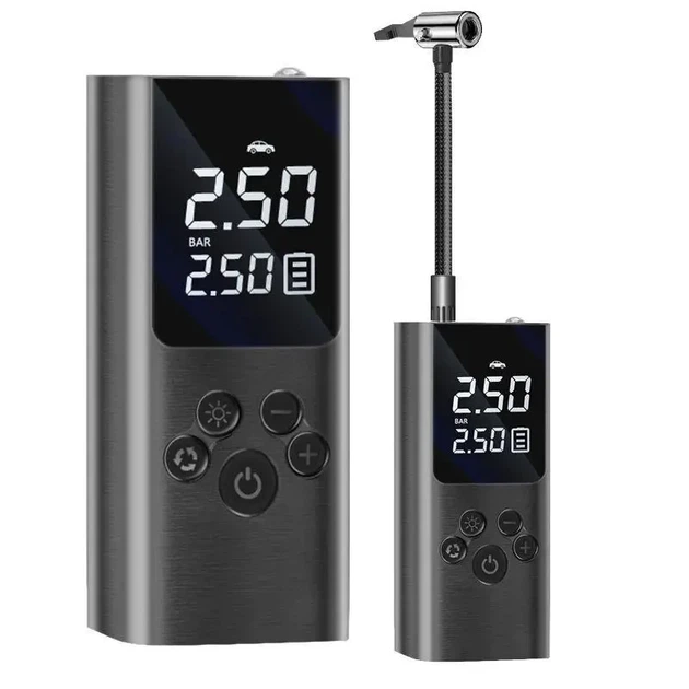 Автомобильный портативный компрессор Air Pump A6 для подкачки шин 9038 - изображение 3