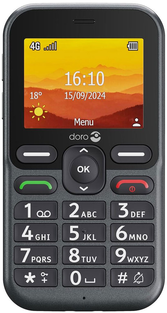 Мобільний телефон Doro Leva L10 Graphite (7322460087395) - зображення 2