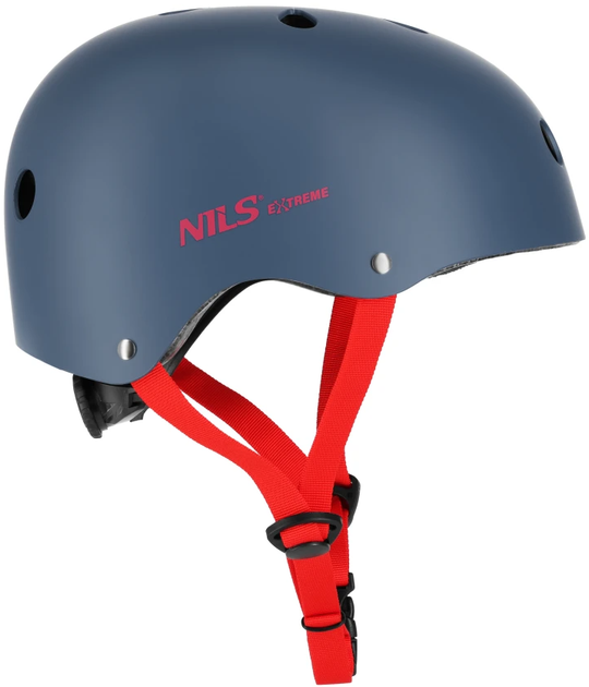 Kask Nils EXTREME MTW001-1 XS 48-52 cm Szaro-czerwony (16-70-347) (5907695586237) - obraz 2