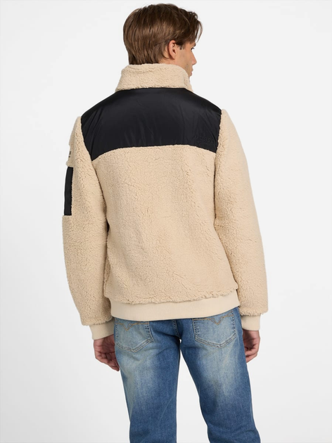 Куртка Шерпа демисезонная мужская Guess 378368688 XL Бежевая ( 1159831045) 