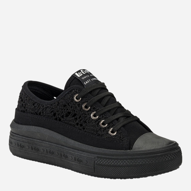 Жіночі кеди низькі Lee Cooper LCW-23-44-1618L 36 23.5 см Чорні (5904292117505) - зображення 3