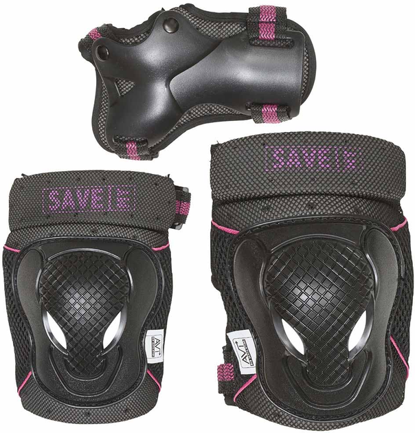 Zestaw bezpieczeństwa Rarewaves Save My Bones Safety Set M Pink (5711697009188) - obraz 3