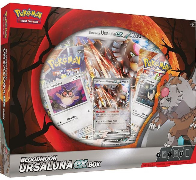 Настільна гра Pokemon Bloodmoon Ursaluna Ex Box (820650858819) - зображення 4