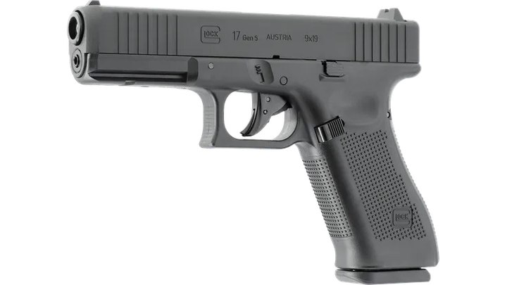 Пневматический пистолет Umarex Glock 17 Gen5 Blowback black (5.8403) - Фото 3 Пневматический пистолет Umarex Glock 17 Gen5 Blowback black (5.8403) - изображение 3