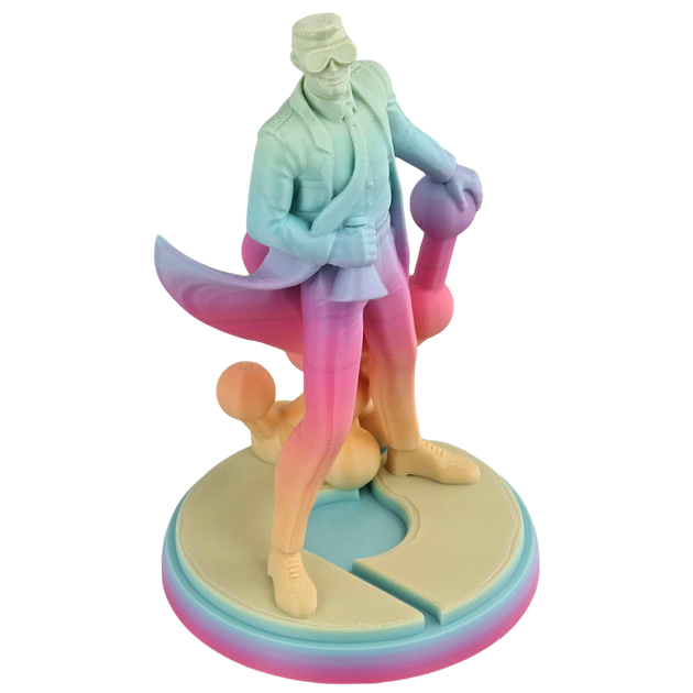 Filament do druku 3D Panchroma Gradient PLA 1 kg Satin Rainbow (6938936714569) - Zdjęcie 2 Filament do druku 3D Panchroma Gradient PLA 1 kg Satin Rainbow (6938936714569) - obraz 2