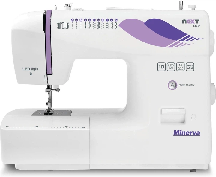 Швейна машинка електромеханічна Minerva Next 141D - Фото 1 Швейна машинка електромеханічна Minerva Next 141D - изображение 1