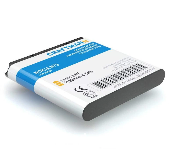 Аккумулятор для Craftmann NOKIA N73 1150mAh BP-6M – фото, отзывы ...