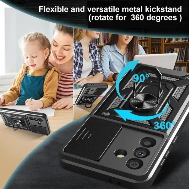 Удароміцний чохол Camshield Serge Ring for Magnet для Samsung Galaxy A56 5G (SM-A566B) - Фото 3 Удароміцний чохол Camshield Serge Ring for Magnet для Samsung Galaxy A56 5G (SM-A566B) - зображення 3