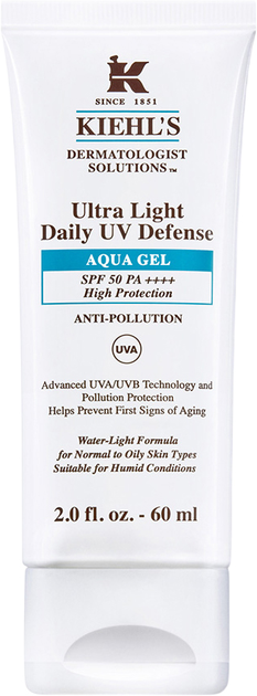 Сонцезахисний крем-гель для обличчя Kiehl's Ultra Light Daily Uv Defense Spf50 60 мл (3605972042286) - зображення 1