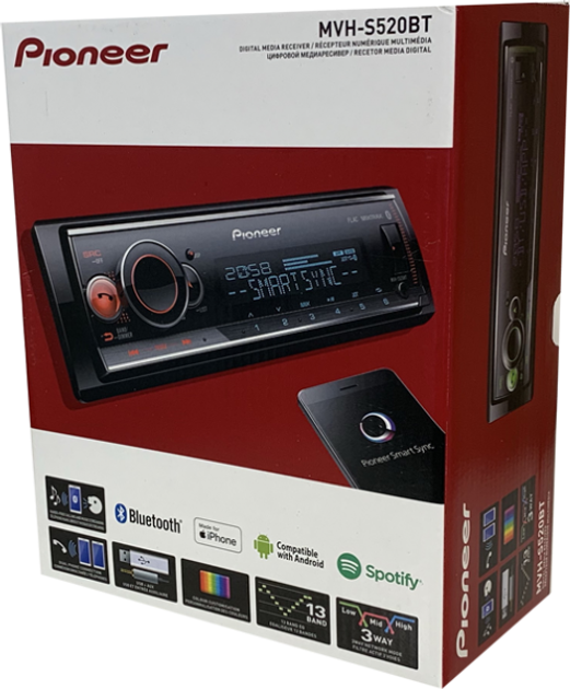 Автомагнітола Pioneer MVH-S520BT - зображення 4