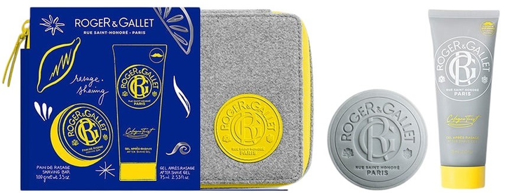 Zestaw kosmetyków do golenia Roger & Gallet Mydło do golenia 100 g + żel po goleniu 75 ml (3701436927844) - obraz 1