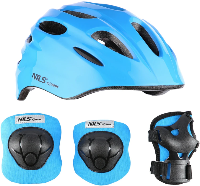Zestaw Nils Extreme MTW01+H210 S Niebieski (16-70-330) (5907695554632) - obraz 1