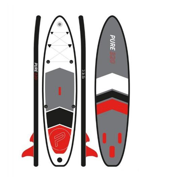 SUP дошка Pure4Fun Basic SUP біла 315х71х15 - зображення 8