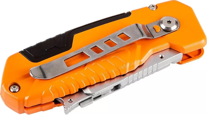 Nóż NEO Tools ze składanym ostrzem trapezowym 63-708 (5907558477153) - obraz 4