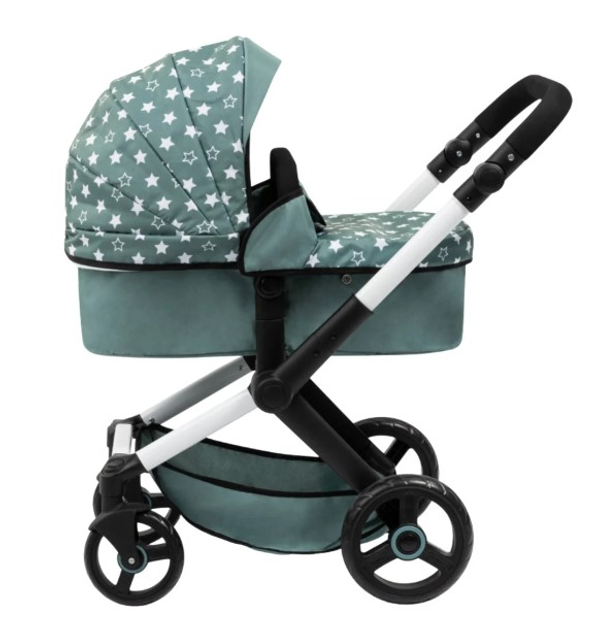 Коляска для ляльок Bayer Design Xeo 2 в 1 Зелена (4003336170580) - зображення 3