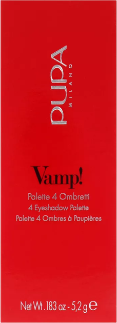 Paleta cieni do powiek Pupa Vamp! 004 Vibrant Plum 5.2 g (8011607376216) - obraz 3