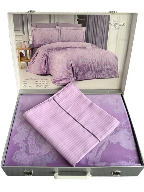 Двоспальний Євро комплект - Maison d'or Ambre Dark Lilac Тенсел - изображение 3