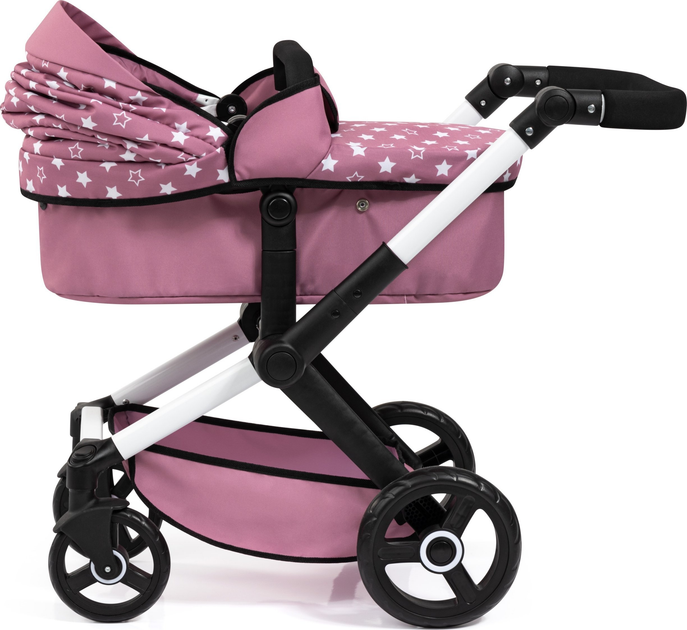 Wózek dla lalek Bayer Design Xeo 2 w 1 Różowy (4003336418965) - obraz 3