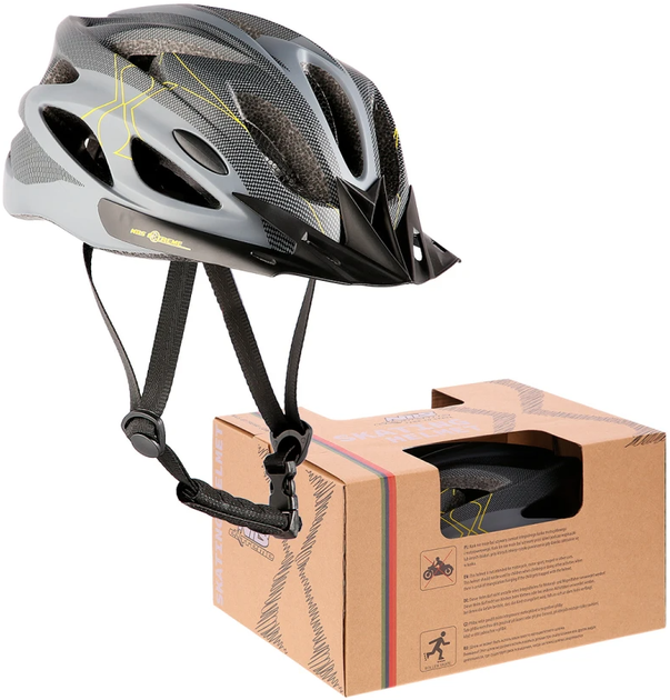 Kask Nils Extreme MTW291 S 50-59 cm Szaro-czarny (16-70-126) (5907695503579) - obraz 10