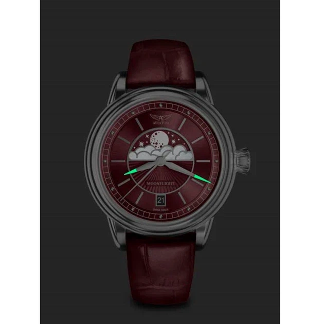 Жіночий Класичний Швейцарський Наручний Годинник AVIATOR V.1.33.0.264.4 - изображение 5
