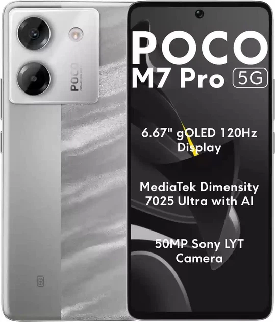 Xiaomi POCO M7 Pro 5G 8GB+256GB シルバー Xiaomi Poco M7 Pro 5G