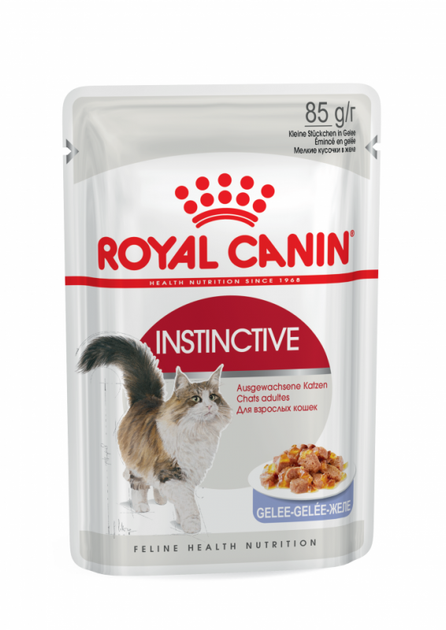 Консервированный корм Royal Canin Instinctive in jelly для кошек старше 1 года кусочки в желе пауч 85г - изображение 2