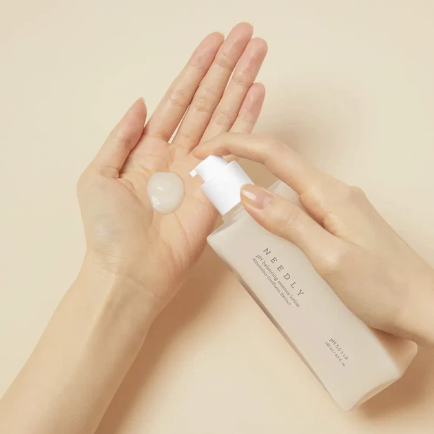 Лосьйон для обличчя ph 5,5 з екстрактом Альбатрела Needly pH Balancing Essence Lotion, 145 мл - Фото 4 Лосьйон для обличчя ph 5,5 з екстрактом Альбатрела Needly pH Balancing Essence Lotion, 145 мл - зображення 4
