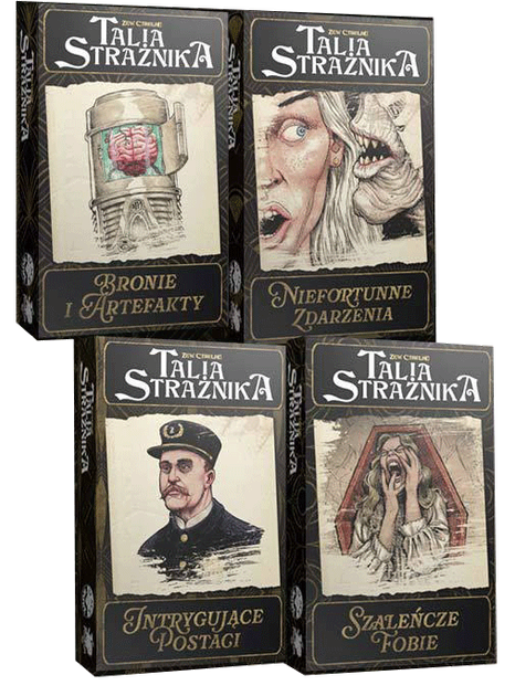 Настільна гра Black Mon Zew Cthulhu 4 колоди вартових ZEW176 (5907729440252) - зображення 1