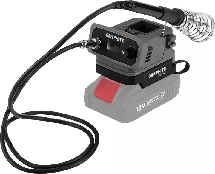 Stacja lutownicza Graphite Energy+ 18V 150 - 480 °C 58GE143 (5902062202949) - obraz 1