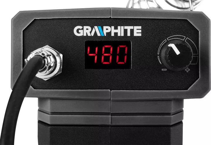 Stacja lutownicza Graphite Energy+ 18V 150 - 480 °C 58GE143 (5902062202949) - obraz 4