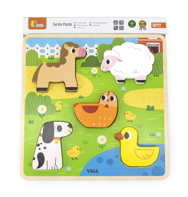 Puzzle PolarB Viga na podkładce 5 el. Farma 44662 (6971608446627) - obraz 4