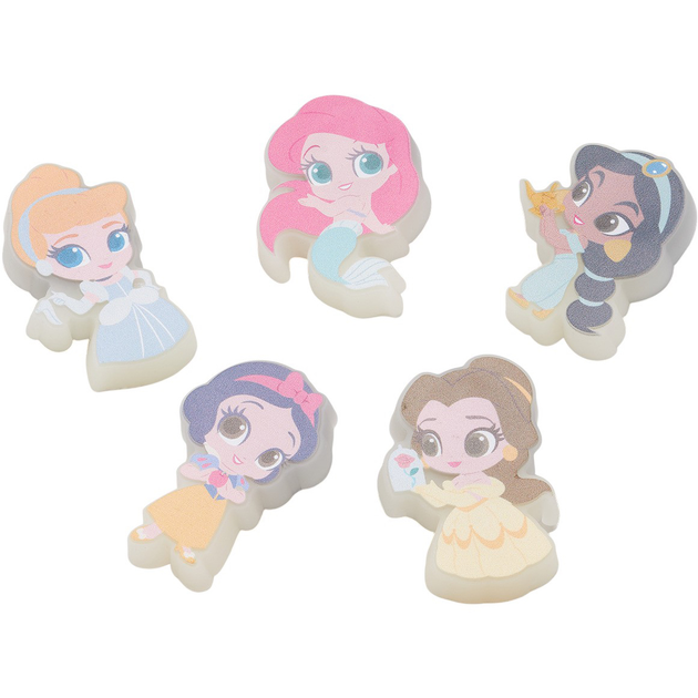 Джибітси Crocs Jibbitz Disney Princess LED 10011267 5 шт Різнокольорові (196265283804) - зображення 3
