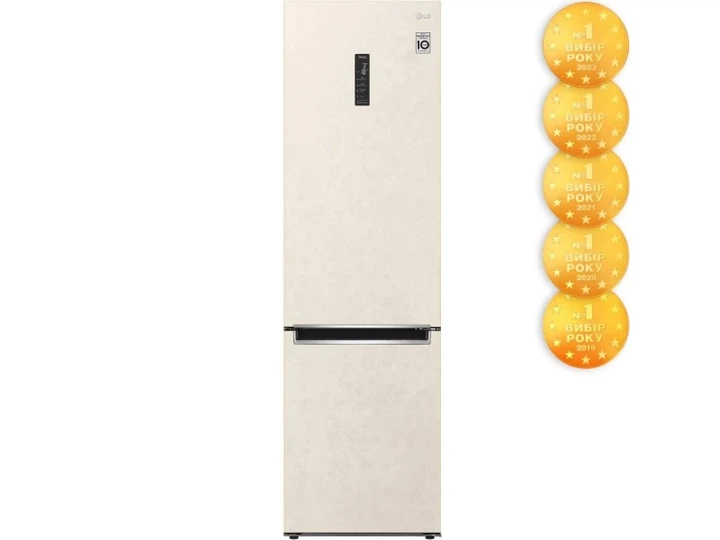 Холодильник з морозильною камерою LG GC-B509MEWM - изображение 6