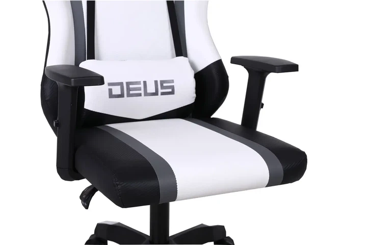 Геймерське крісло Deus Storm White - Фото 7 Геймерське крісло Deus Storm White - изображение 7